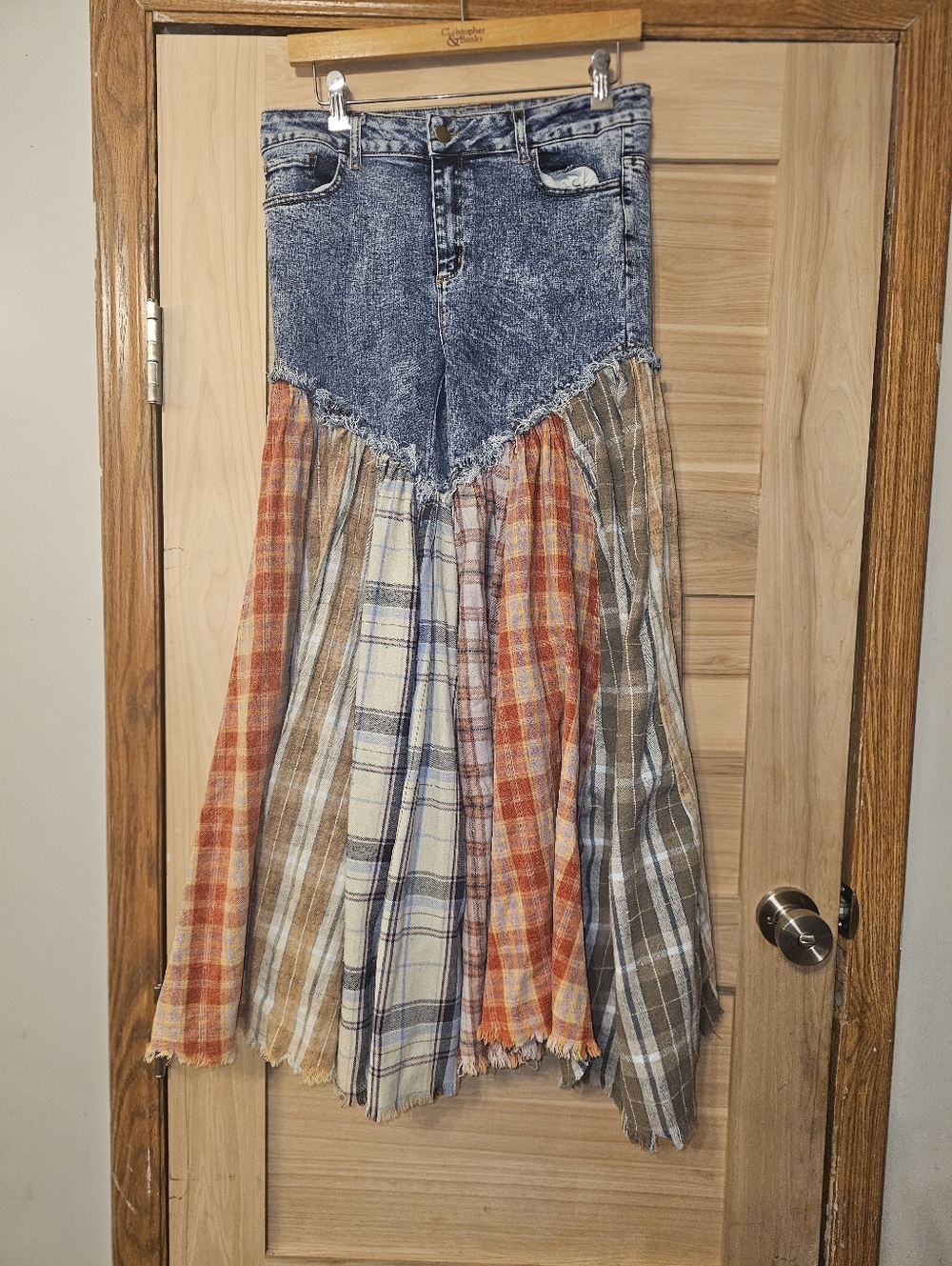 Blue Denim Jeans with Faded Wash - Size M